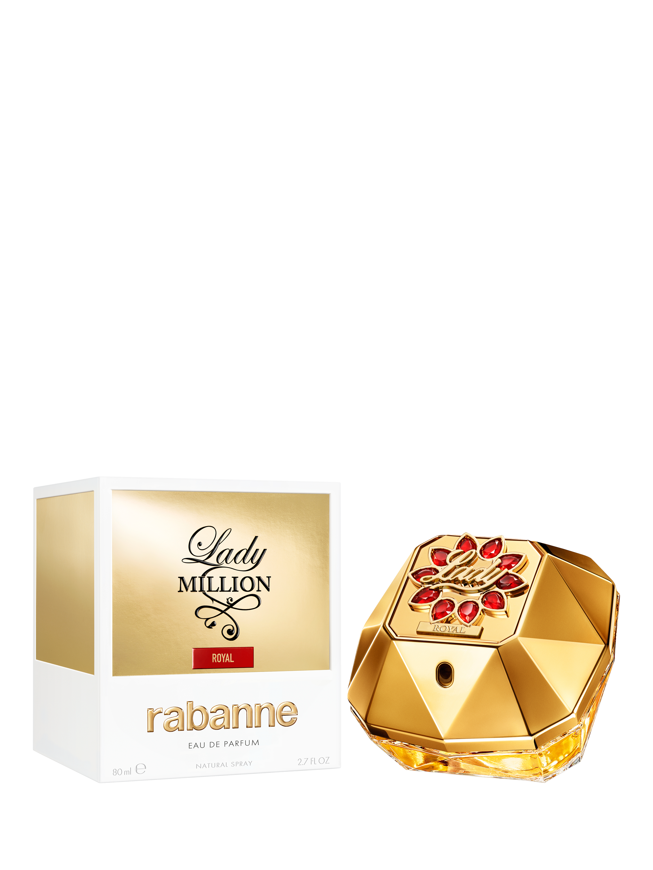 Product image 2 of 8, which shows Rabanne Lady Million Royal Eau de Parfum, 80ml