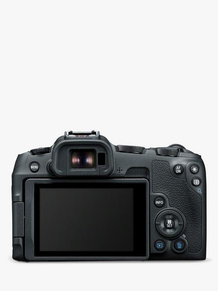 Canon EOS R8 Compact System Camera with RF 24-50mm Zoom Lens, 4K Ultra HD, 24.2MP, Wi-Fi, Bluetooth, OLED EVF, 3” Vari-Angle Touch Screen, Black - view 2, Black