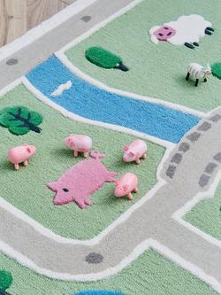 Great Little Trading Co Day at the Farm Rug, 180 x 120cm - view 2, Multi