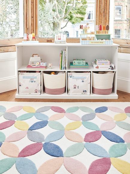 Great Little Trading Co Kaleidoscope Rug, Large, Multi