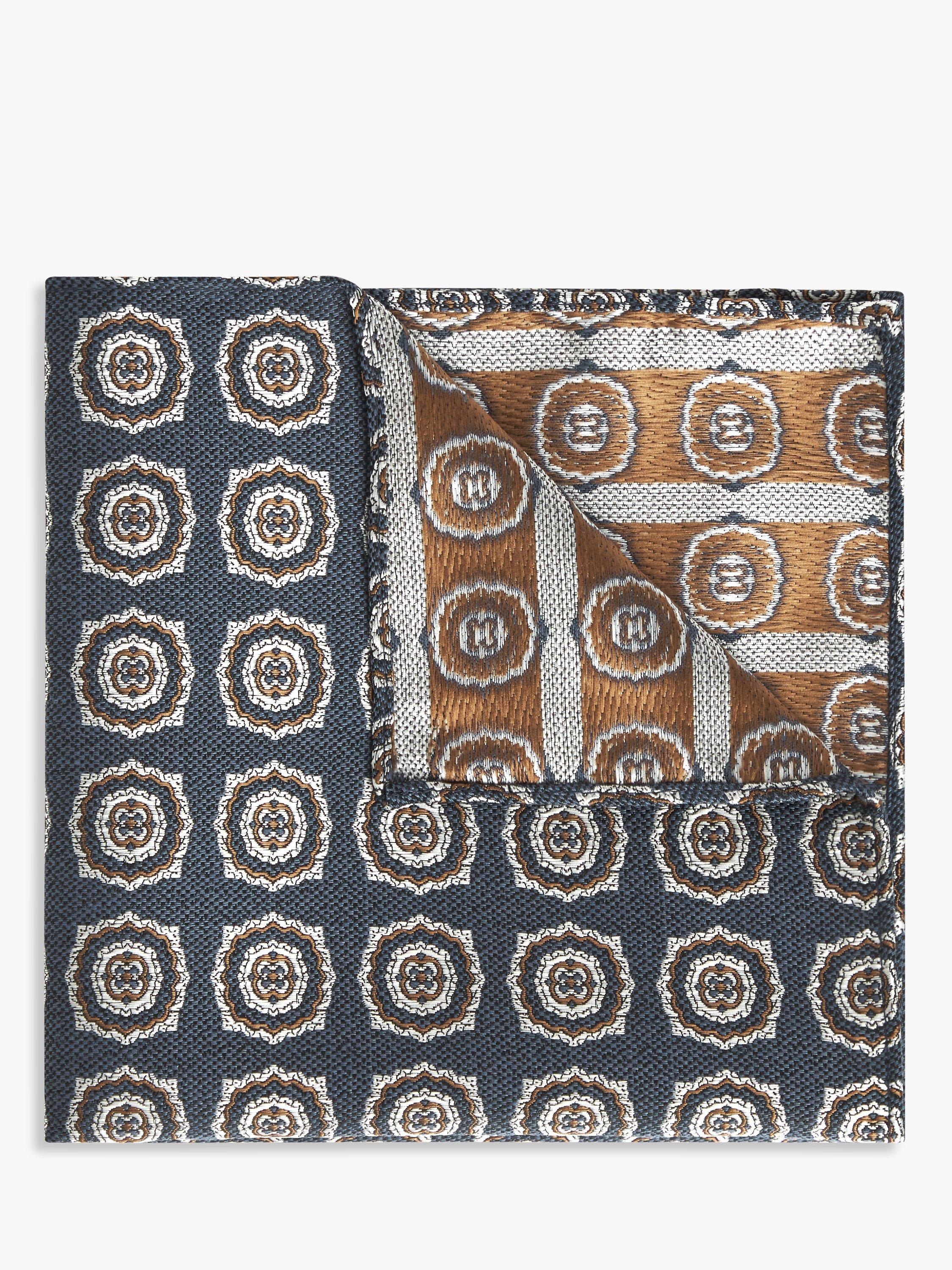 John Lewis Foulard Pocket Square, Airforce Blue