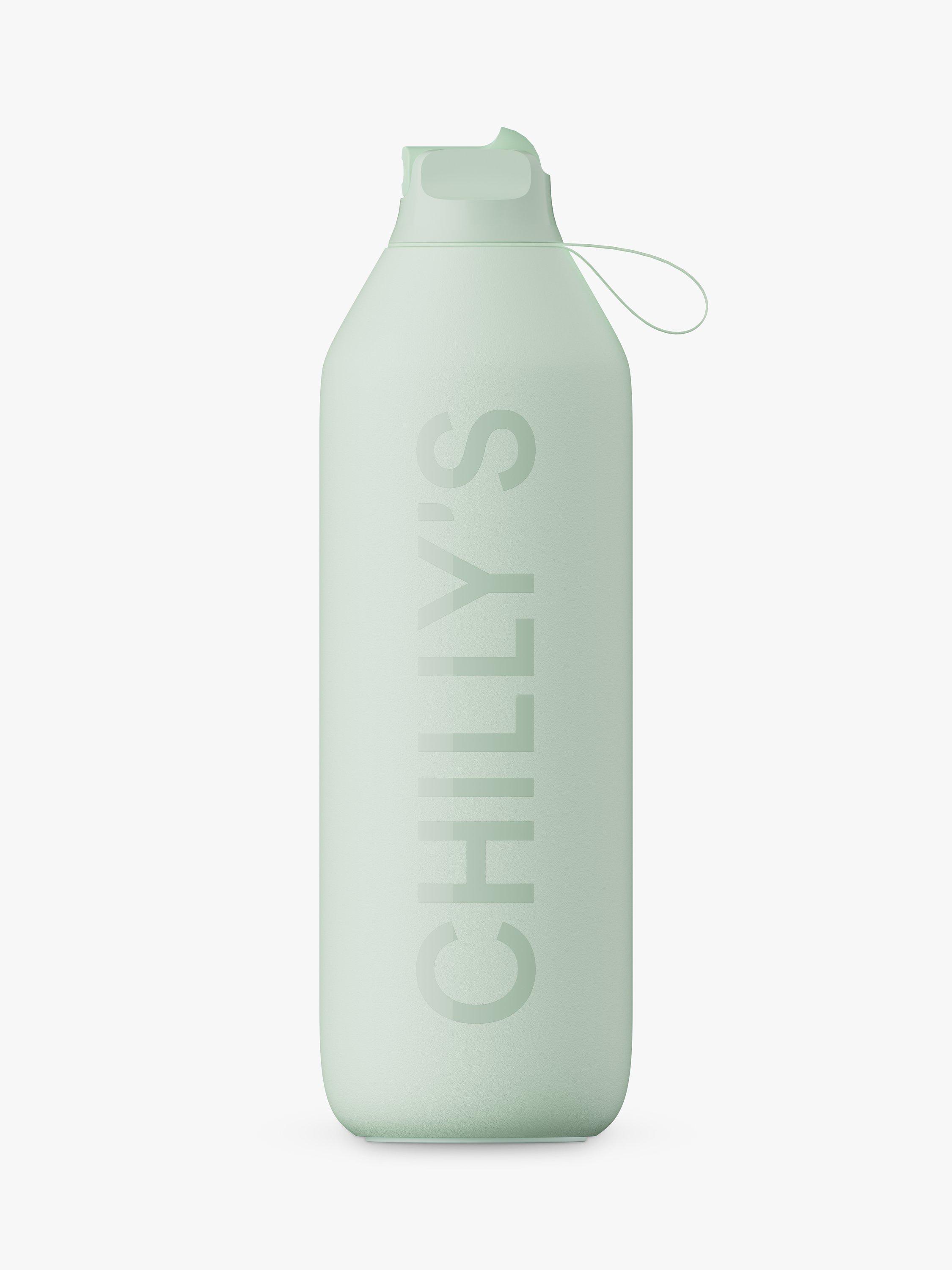 Chilly's Series 2 Flip Insulated Stainless Steel Drinks Bottle, 1L, Lichen Green