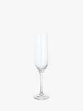 Dartington Crystal Entertain Glass Flute, Set of 4, 190ml, Clear