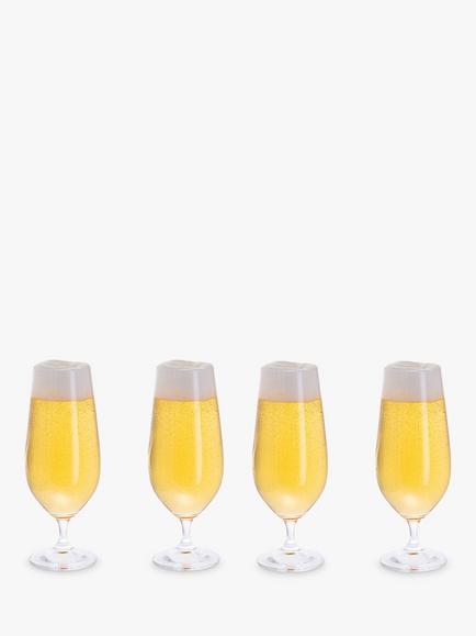 Dartington Crystal Entertain Beer Glass, Set of 4, 380ml, Clear, Clear