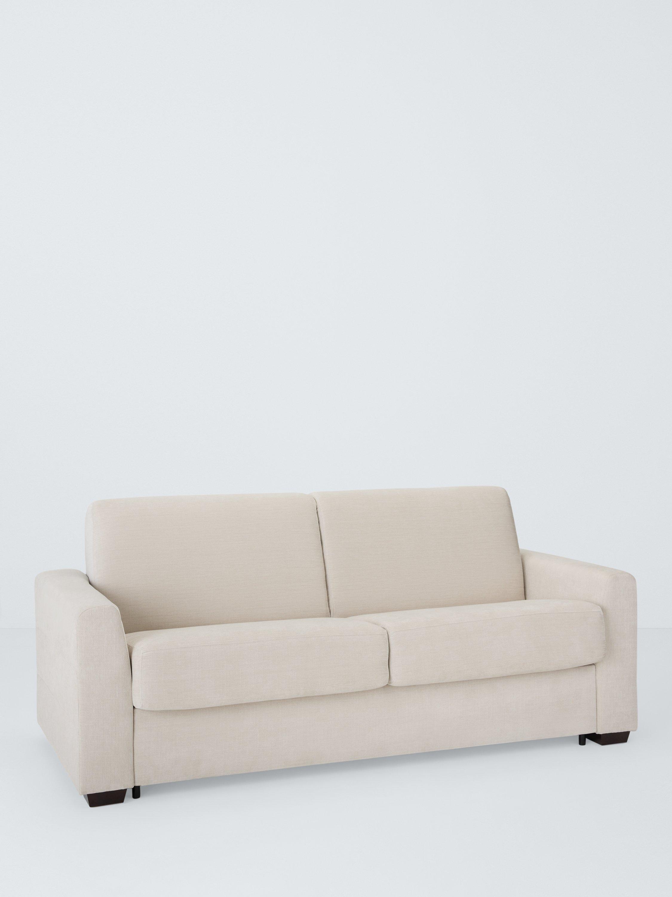 Slumber Range, John Lewis Slumber Large 3 Seater Sofa Bed, Dark Leg, Natural Weave