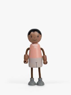 John Lewis Odney Wooden Doll's House Family Set - view 2, Multi