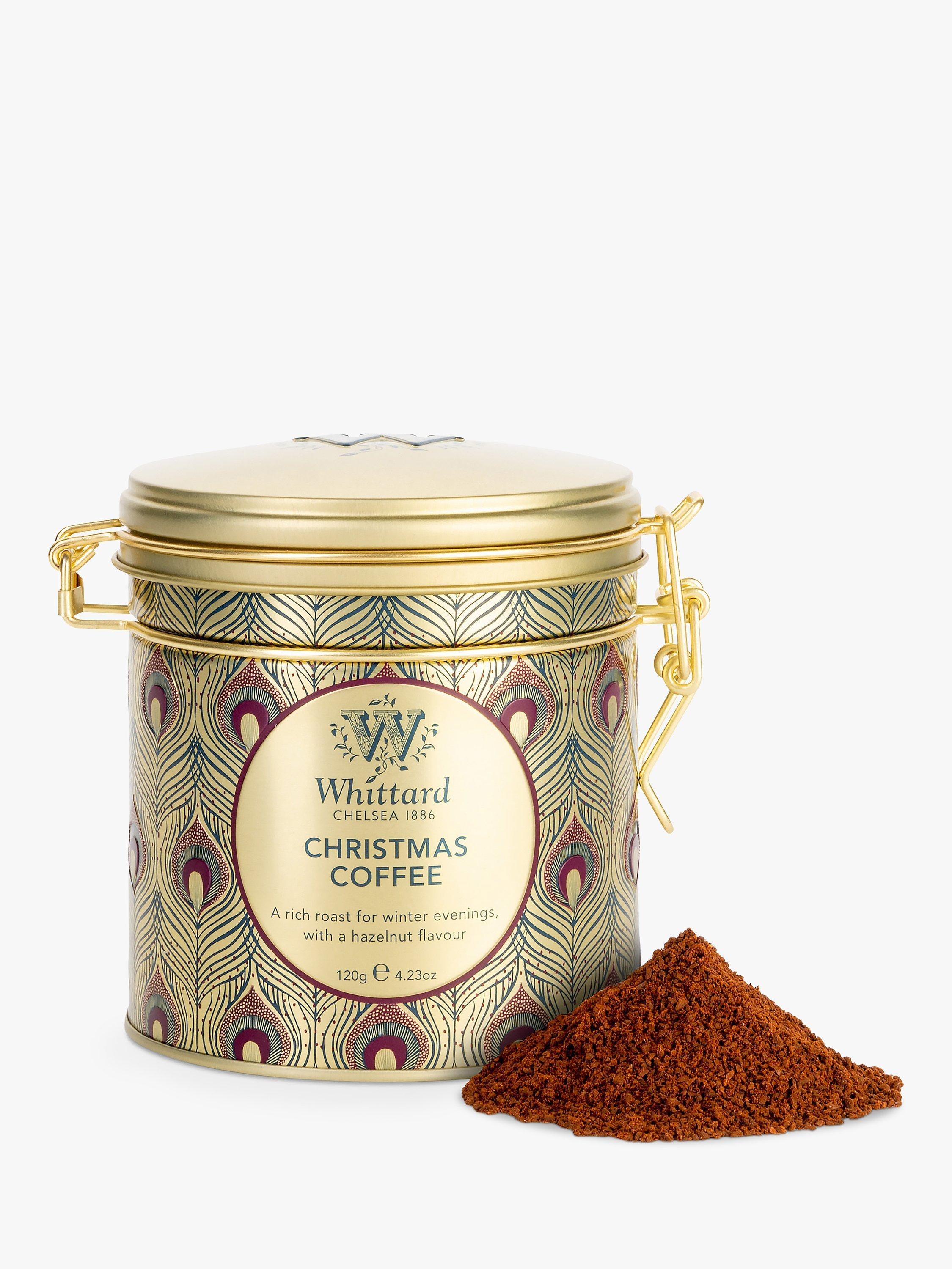 Whittard Christmas Coffee in a Clip Top Tin, 120g