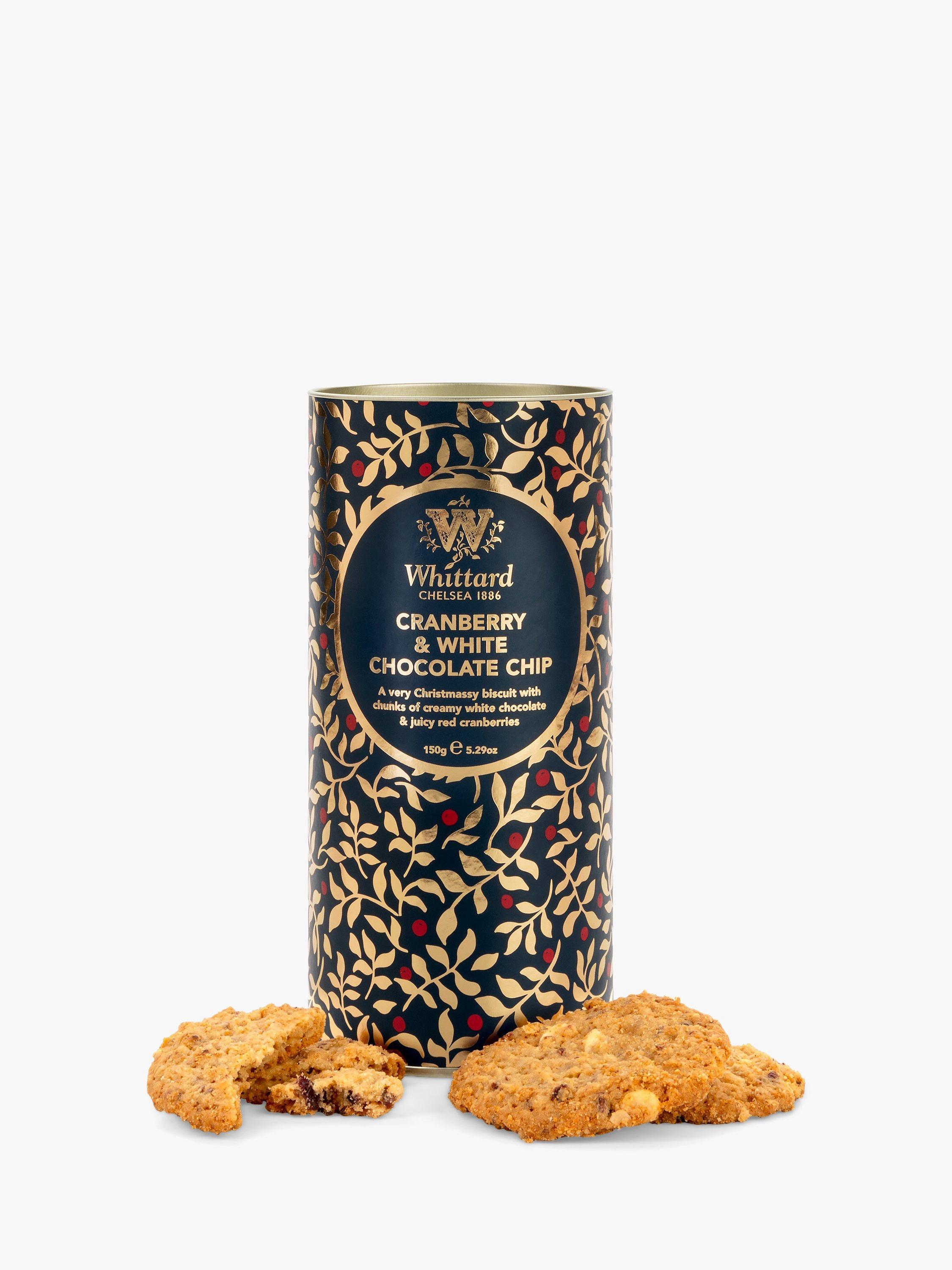 Whittard White Chocolate & Cranberry Biscuits, 150g