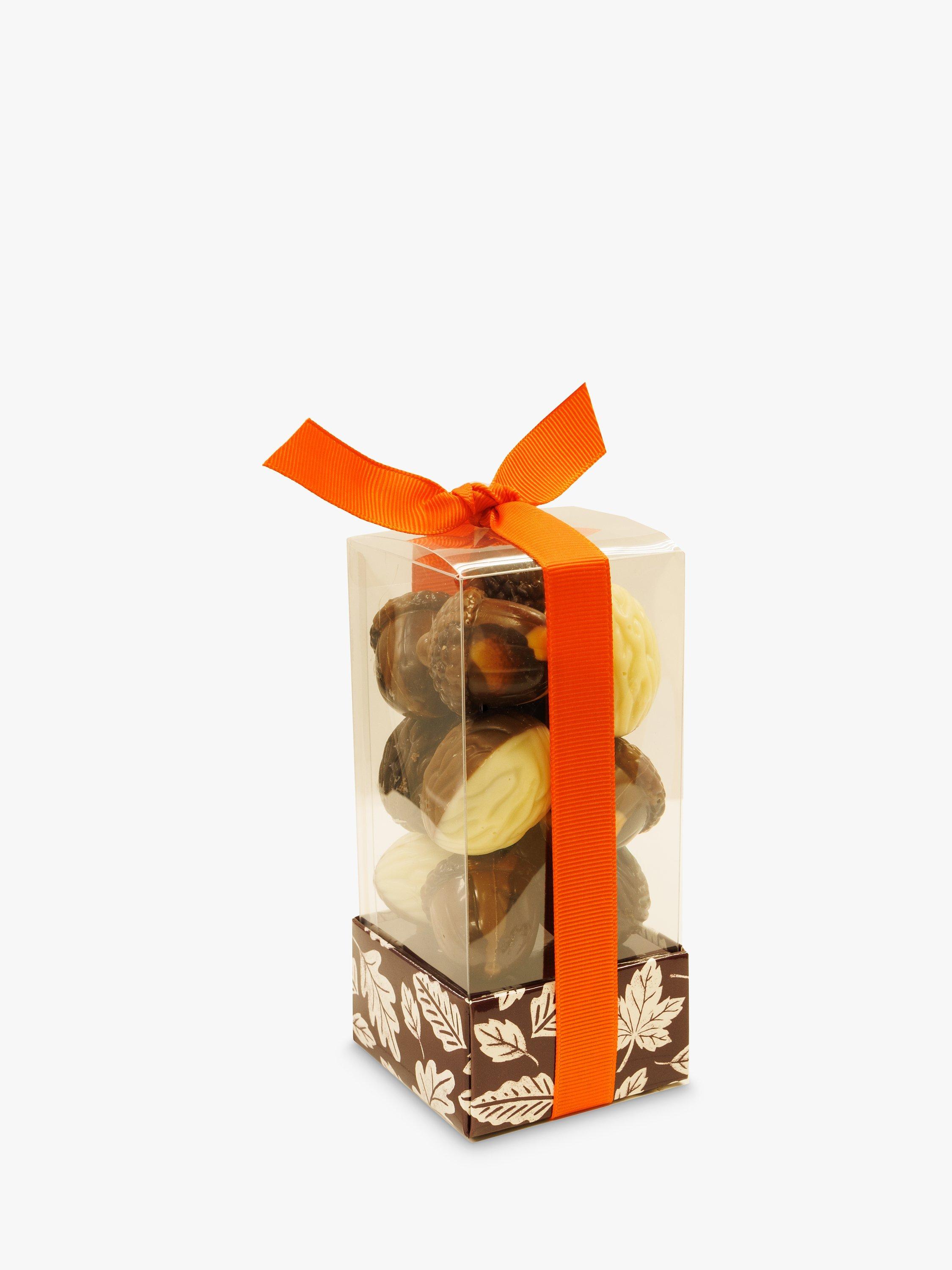Natalie Belgian Chocolate Acorns & Walnuts Gift Cube, 150g