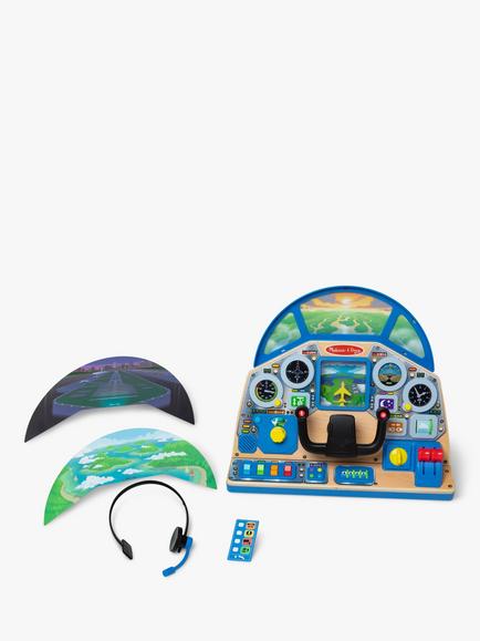 Melissa & Doug Jet Pilot Wooden Interactive Dashboard - view 2, Multi