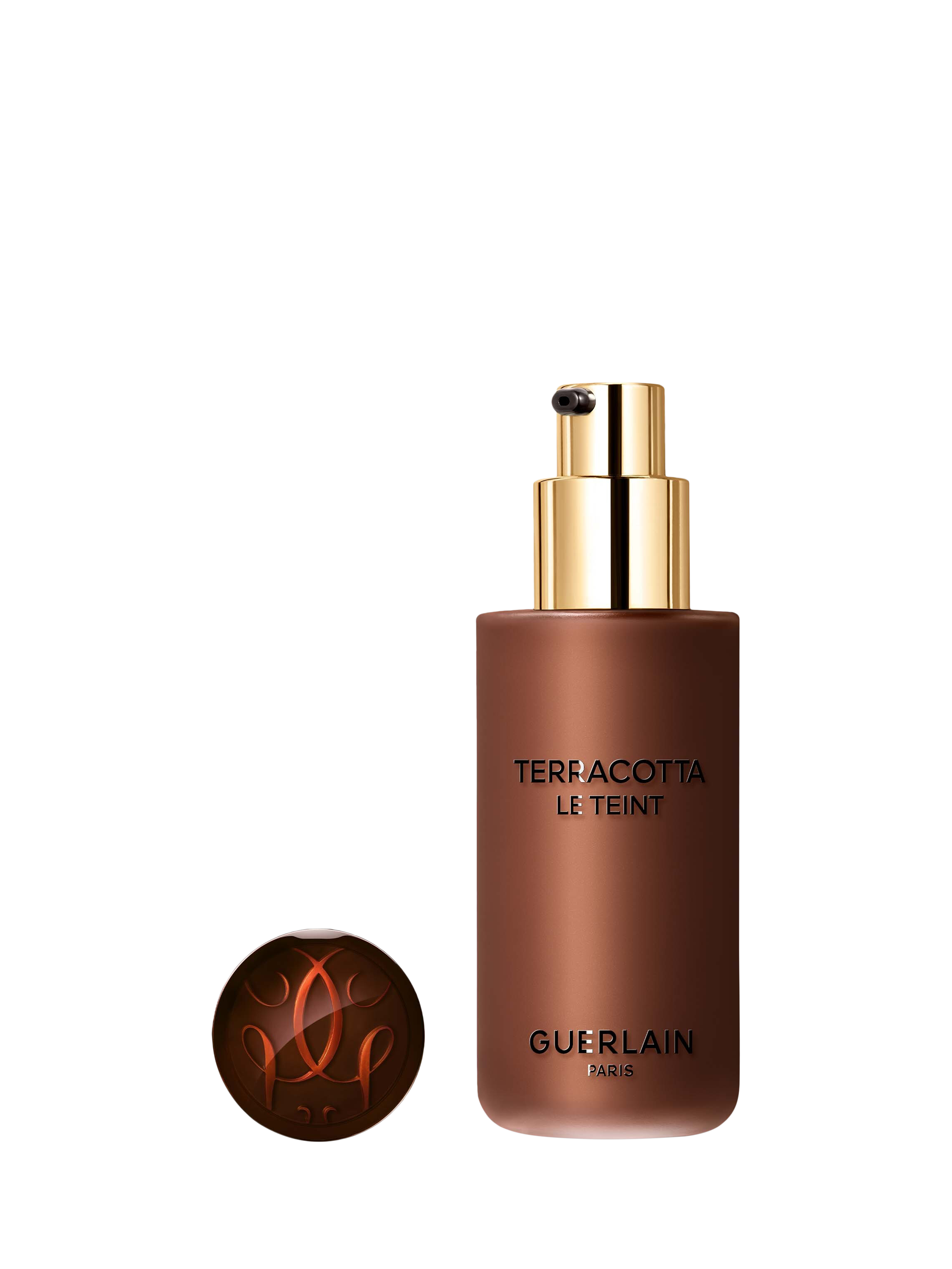 Product image 2 of 6, which shows Guerlain Terracotta Le Teint Perfecting Foundation Luminous Matte Finish, 8N