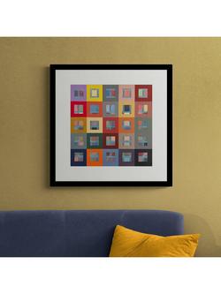 John Lewis Michelle Barratt 'Facade' Framed Print, H53.5 x W53.5cm, Multi - view 2, Multi