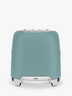 Smeg TSF01 2-Slice Toaster - view 2, Emerald Green