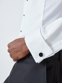 John Lewis Round Onyx Cufflinks, Black - view 2, Onyx