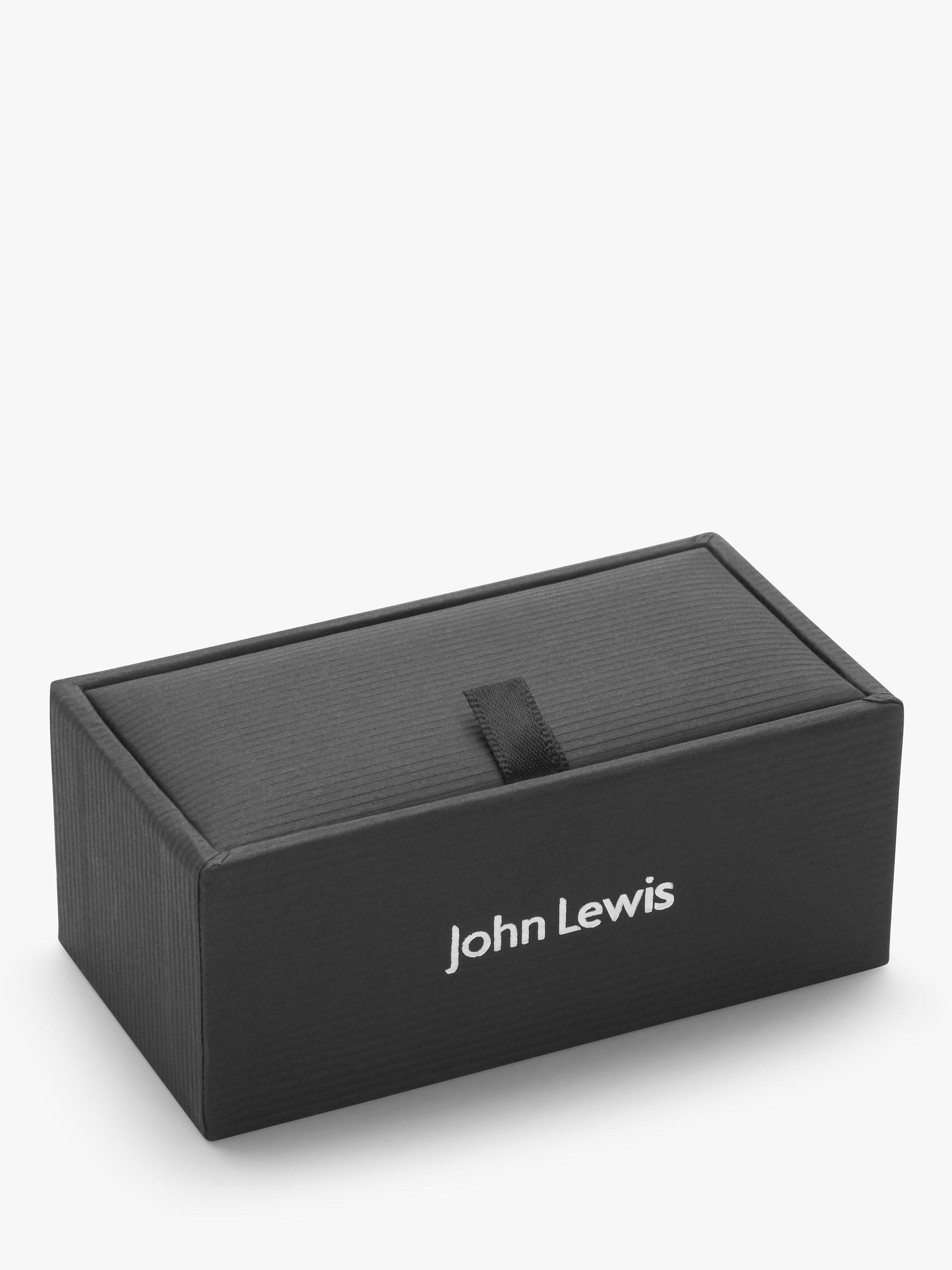 John Lewis Skier Cufflinks, Silver