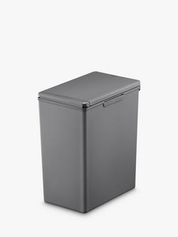 EKO Morandi Rectangular Touch Bin, 20L, Grey