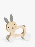 John Lewis Wooden Bunny Push Along Toy, FSC-Certified Wood