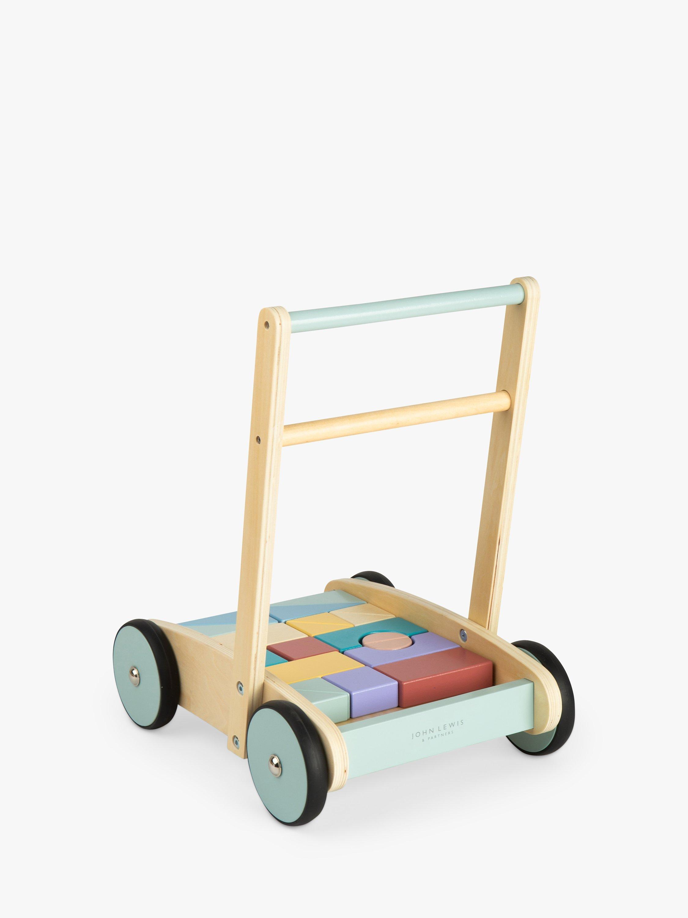 Baby walker with bright wooden blocks online