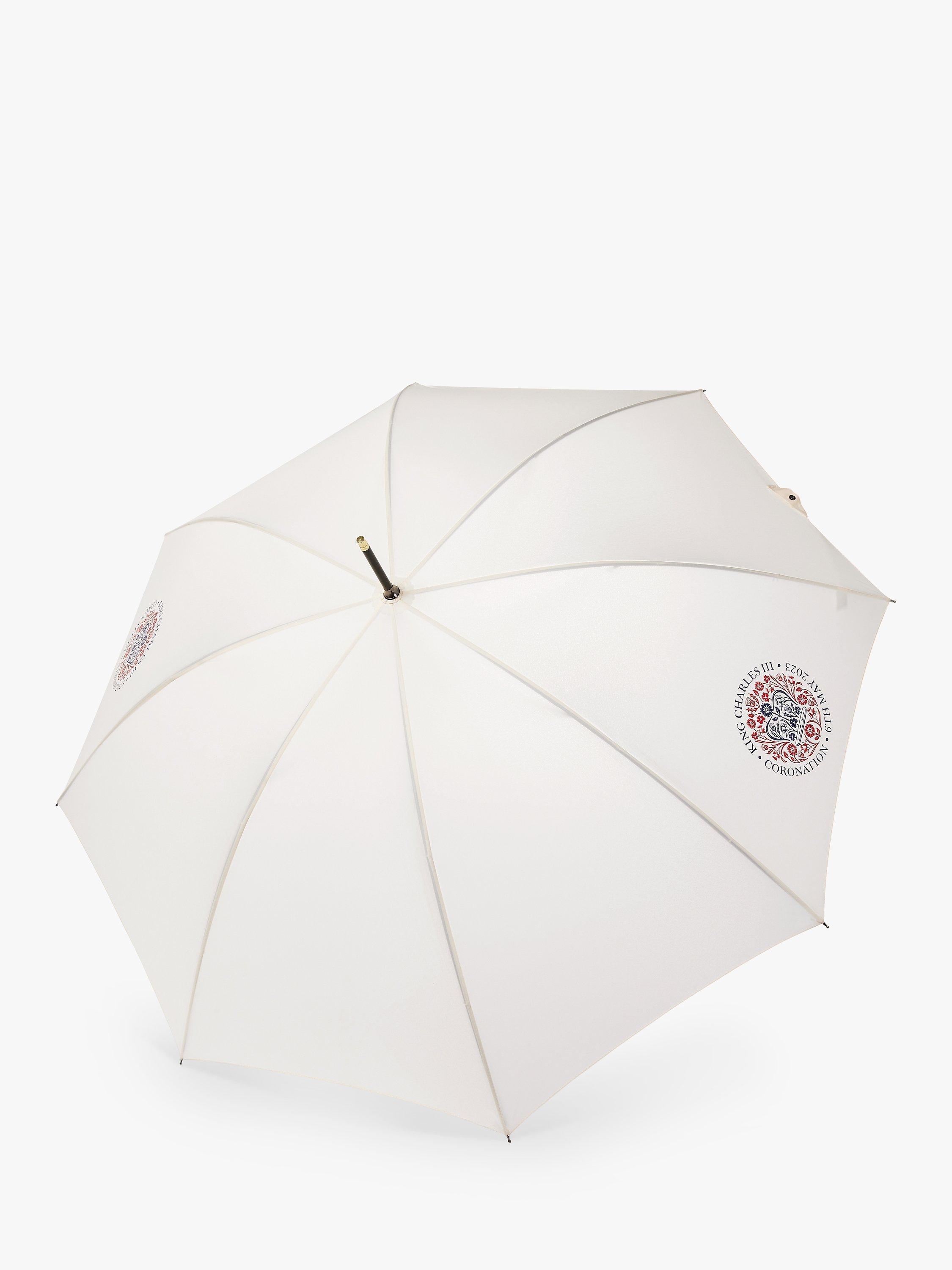 Fulton G937 King Charles III Coronation Umbrella, Cream