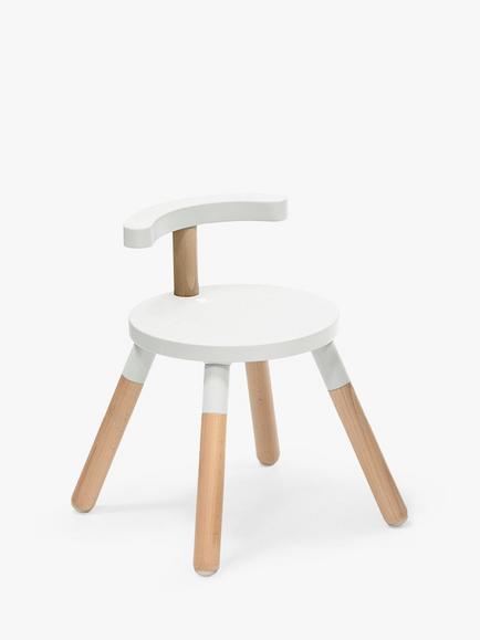 Stokke MuTable V2 Wooden Kids' Chair, White