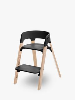 Stokke Steps Highchair, Black/Natural