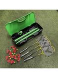 VICTOR AL-2200 Outdoor 4 Player Badminton Racket Home Set, Green