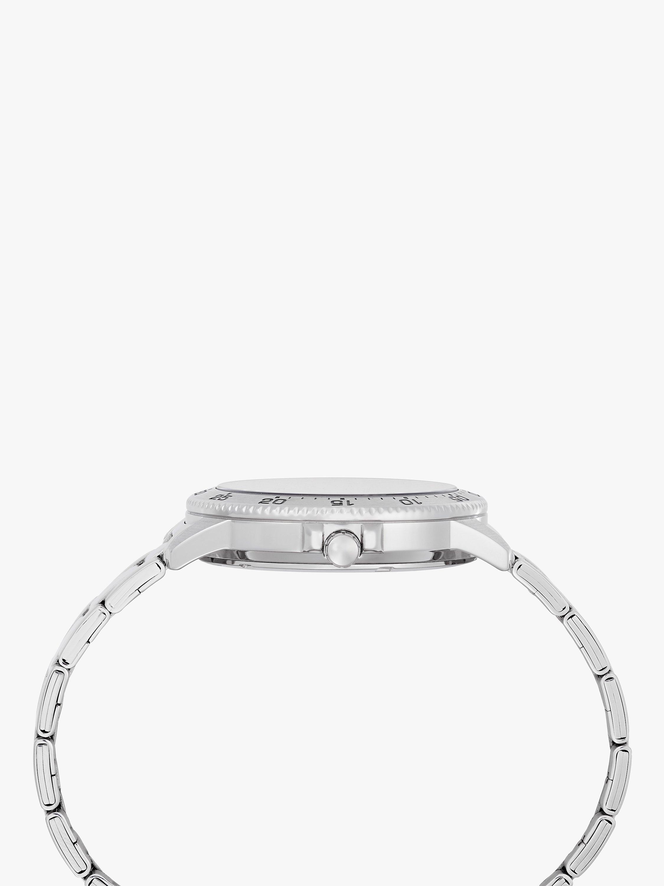 Product image 5 of 6, which shows Lorus RX341AX9 Men's Solar Bracelet Strap Watch, Silver