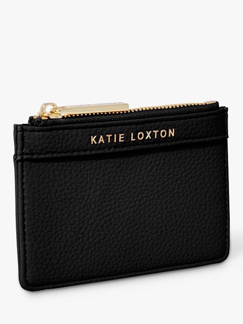 Katie Loxton Cleo Plain Coin & Card Holder, Black