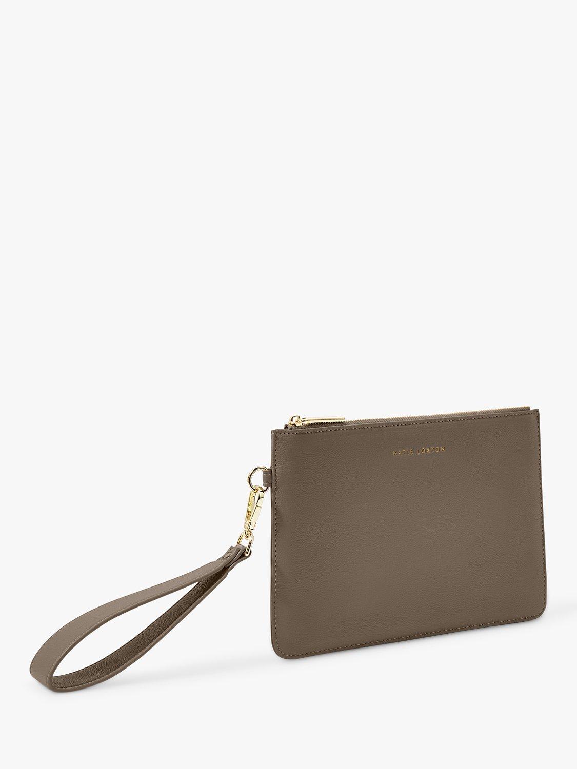 Katie Loxton Zana Wristlet Pouch Bag, Mink