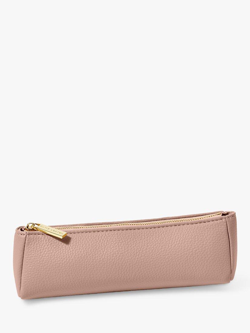 Katie Loxton Slim Pencil Case Brush Bag, Dusty Pink