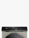 Siemens iQ700 WG56B2ATGB i-DOS Freestanding Washing Machine, 10kg Load, 1600rpm Spin, Silver Inox