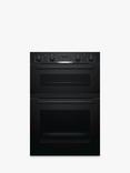 Bosch Series 4 MBS533BB0B Built In Electric Double Oven, Black