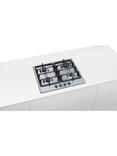 Bosch Series 4 PGP6B5B90 Gas Hob, Stainless Steel