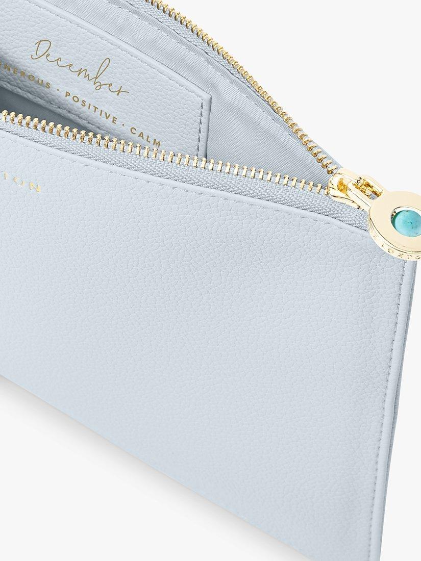 Product image 2 of 5, which shows Katie Loxton Plain Birthstone Pouch, December
