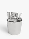 John Lewis Stainless Steel Cocktail Bat Set, 7 Piece