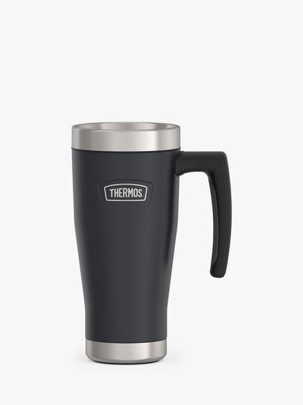 Thermos Icon Series Insulated Stainless Steel Travel Mug, 470ml, Black