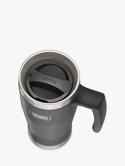 Thermos Icon Series Insulated Stainless Steel Travel Mug, 470ml - view 2, Black