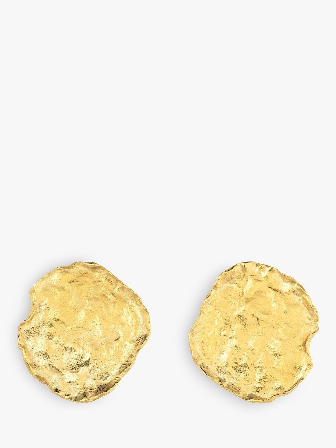 Product image 1 of 2, which shows Deborah Blyth Thetis Stud Earring, Gold