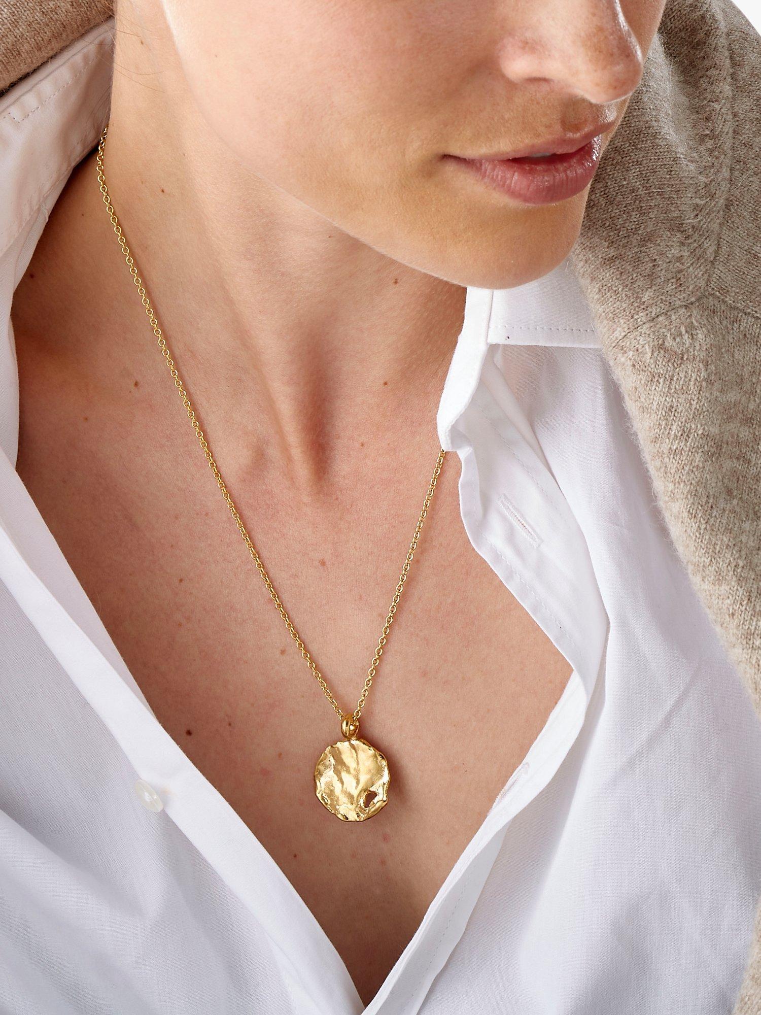 Product image 2 of 2, which shows Deborah Blyth Calliope Pendant Necklace, Gold