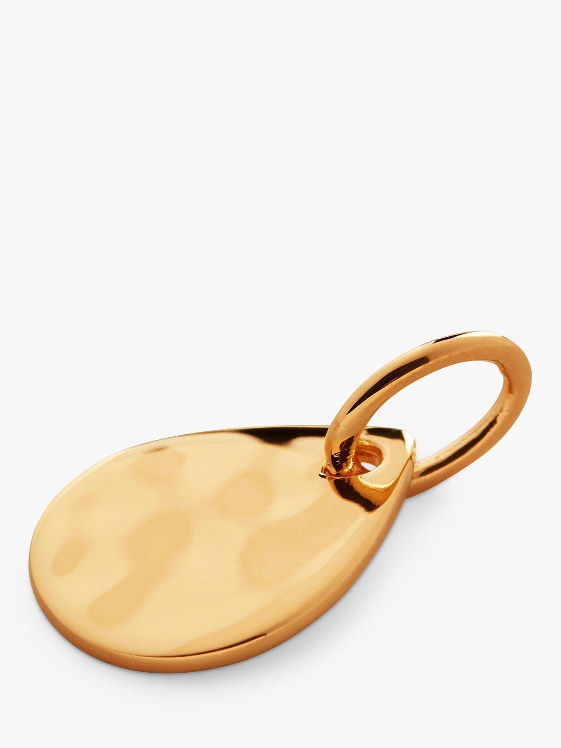 Product image 3 of 4, which shows Monica Vinader Mini Petal Fine Necklace, Gold