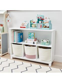 Great Little Trading Co Blake Storage Shelf Unit - view 2, White