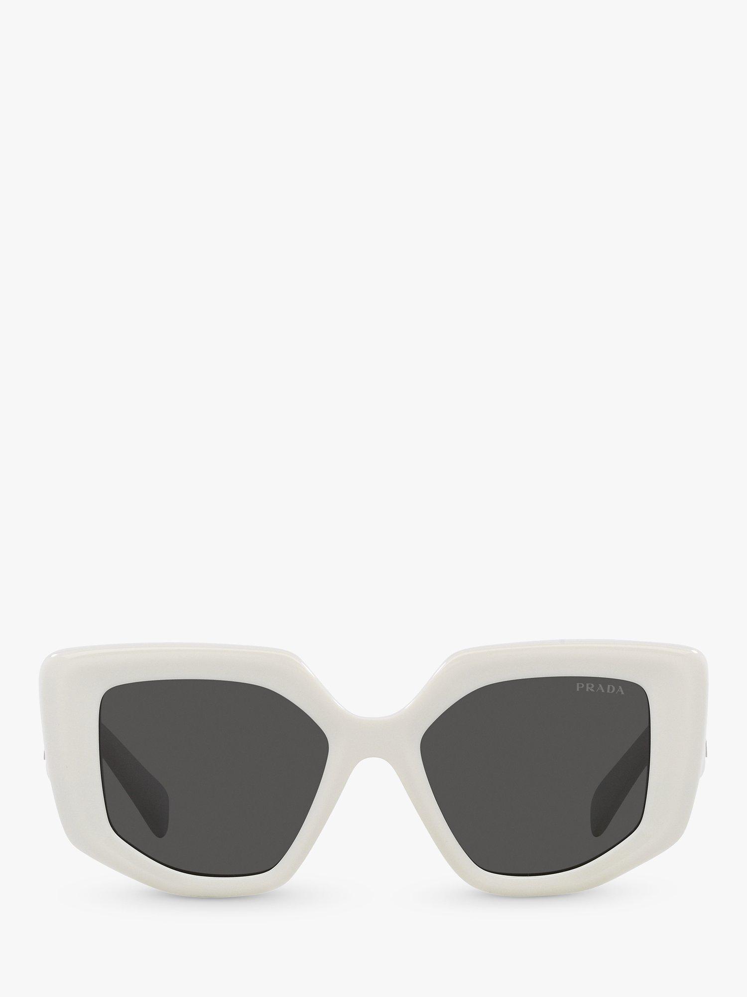 Prada PR14ZS Women s Irregular Sunglasses Talc