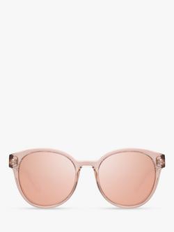 Le Specs L5000149 Women's Paramount Round Sunglasses, Tan - view 2, Tan