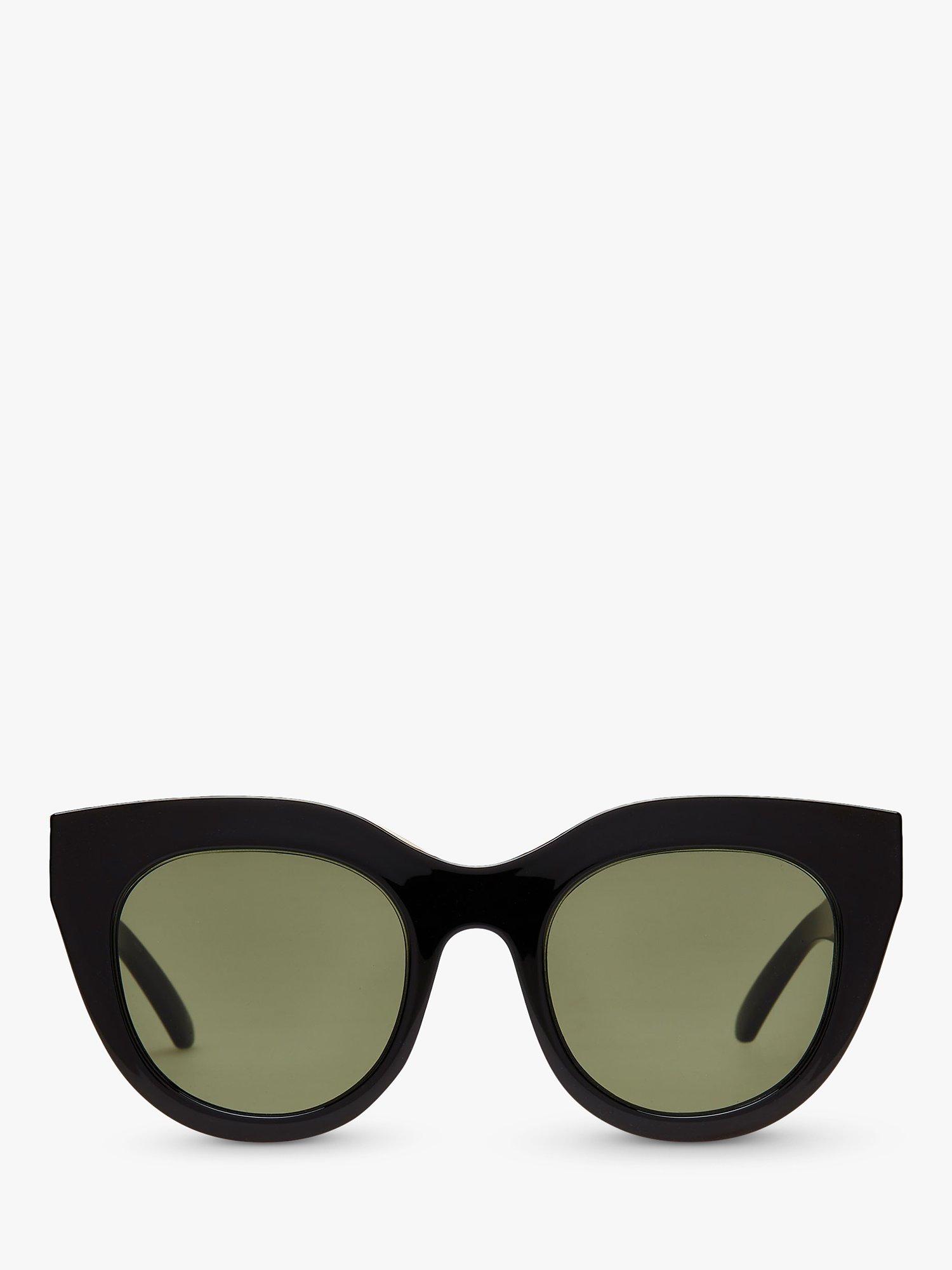 Product image 2 of 2, which shows Le Specs Women's Air Heart Cat's Eye Sunglasses, Black