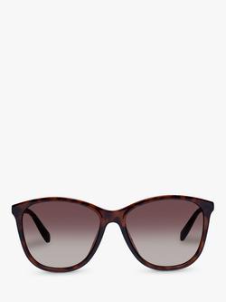 Le Specs Women's Entitlement Cat's Eye Sunglasses, Tortoise/Brown Gradient - view 2, Tortoise/Brown Gradient