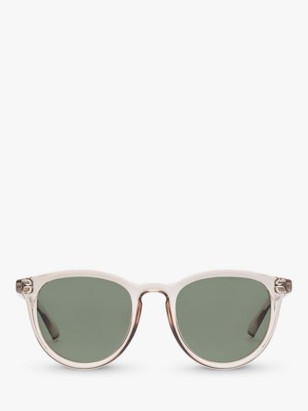 Le Specs L5000148 Unisex Polarised Oval Sunglasses, Clear/Brown - view 2, Clear/Brown
