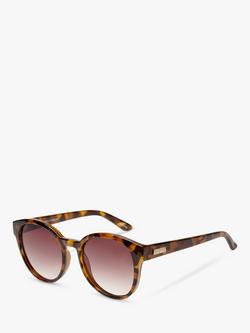 Le Specs L5000183 Women's Paramount Round Sunglasses, Tortoise/Brown Gradient, Tortoise/Brown Gradient