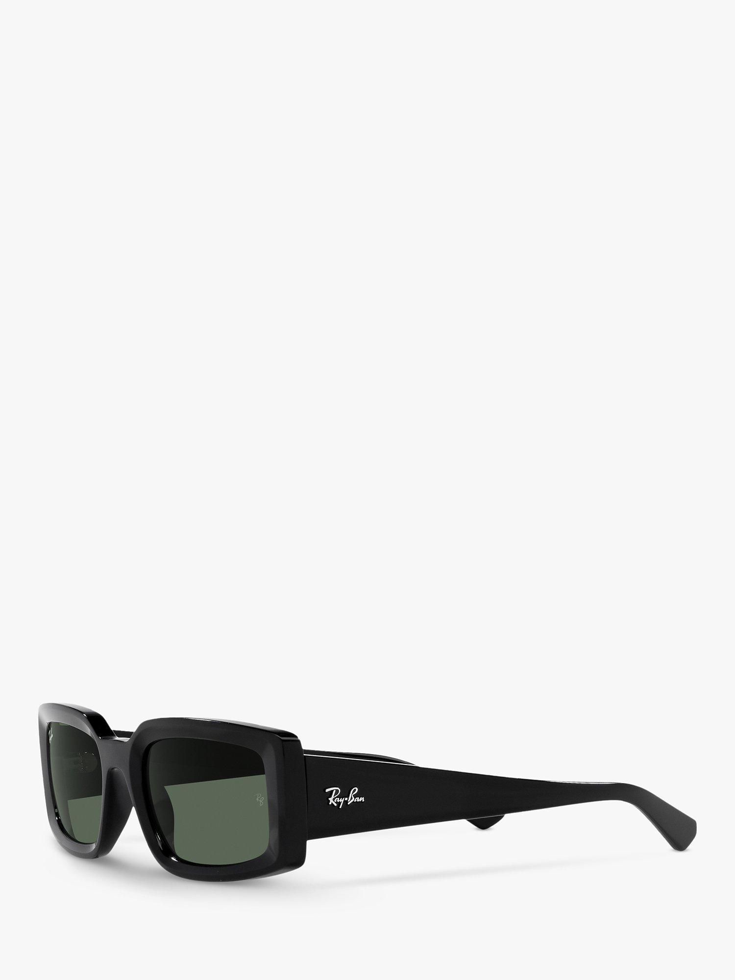 Product image 2 of 11, which shows Ray-Ban RB4395 Women's Kiliane Rectangular Sunglasses, Black