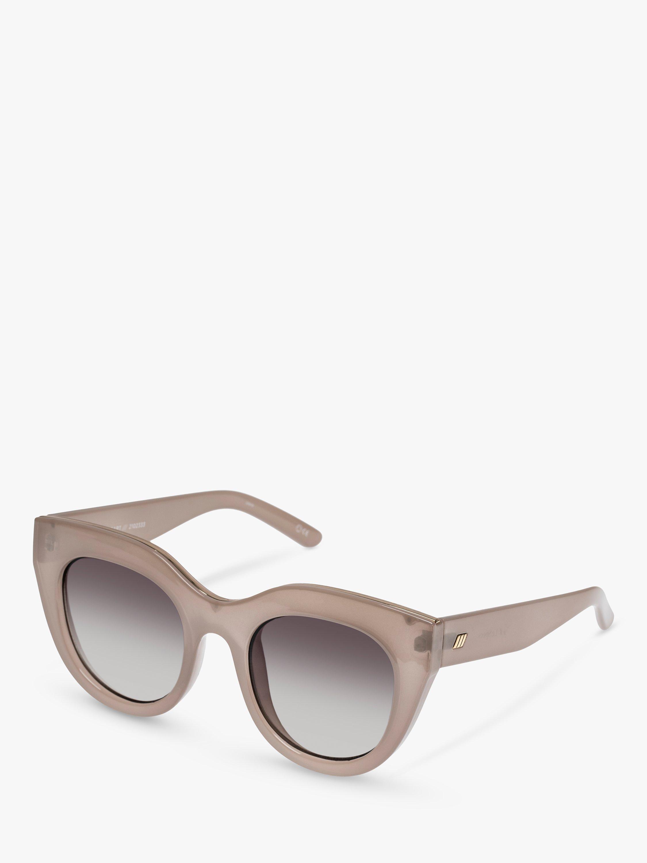 Product image 1 of 2, which shows Le Specs L5000158 Women's Airheart Cat's Eye Sunglasses, Beige/Grey Gradient