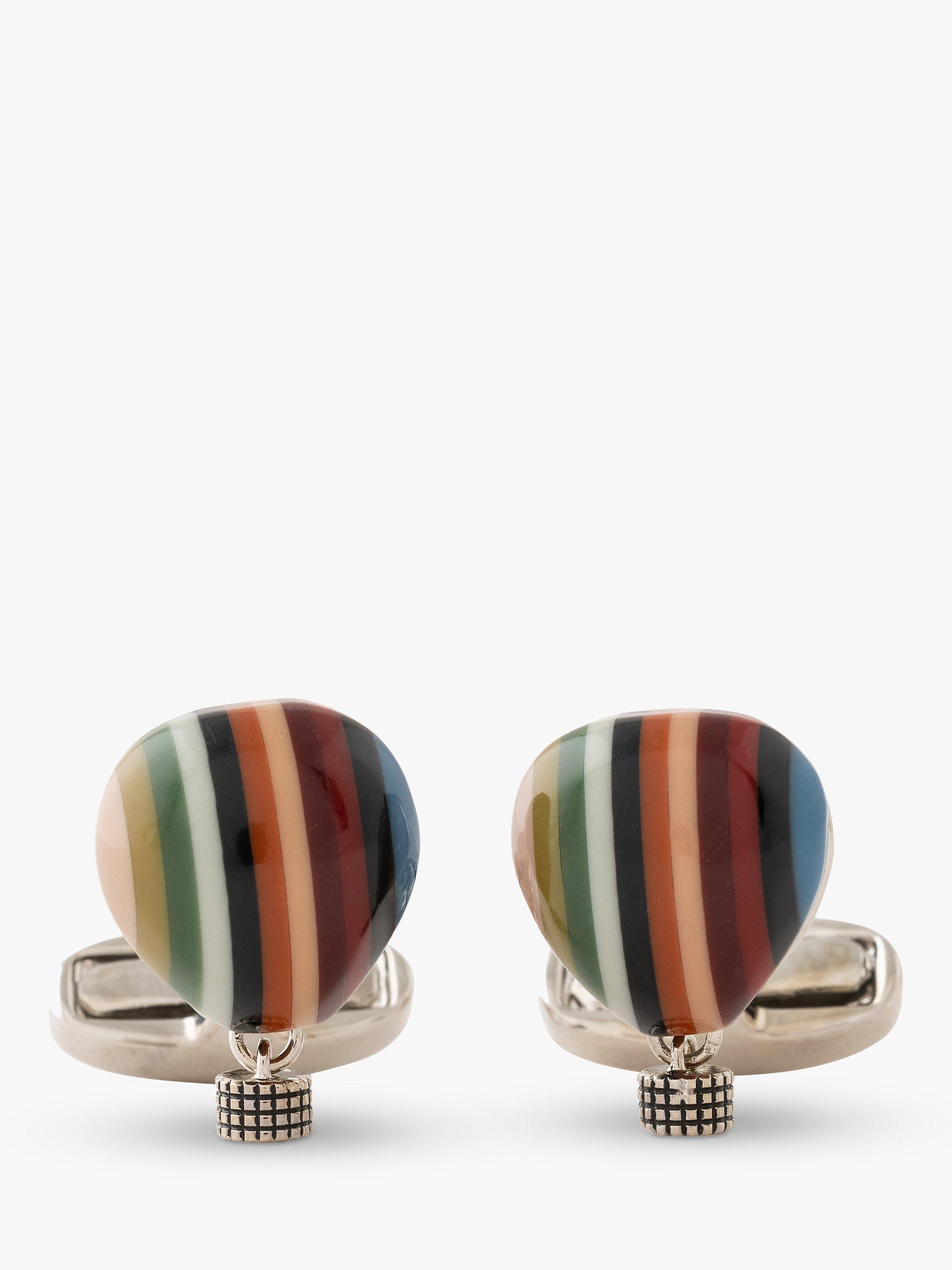 Paul Smith Signature Stripe Hot Air Balloon Cufflinks, Multi